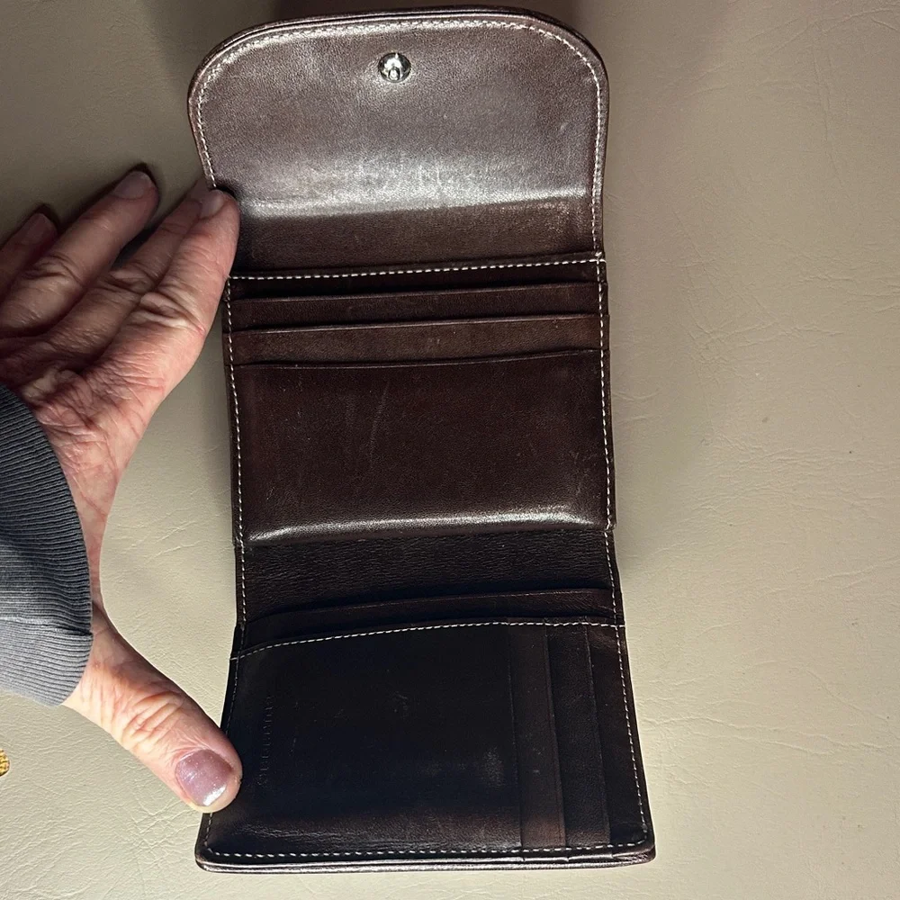 Burberry Blue Label Pink Nova Check Plaid Trifold Wallet with Kisslock Closure